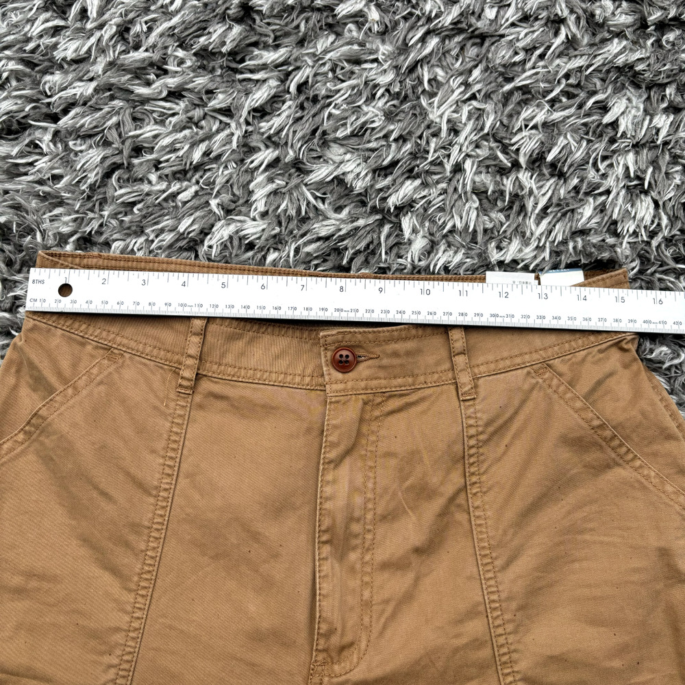 Abercrombie & Fitch Womens Pants Baggy y2k Cargo Pockets Straight Size 12S - Picture 4 of 13